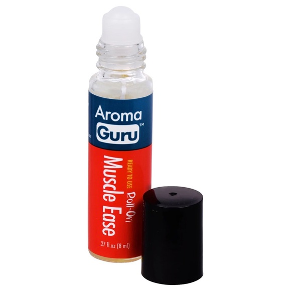 AromaGuru Muscle Ease Essential Oil Blend Roll-On - Picture 3 of 3